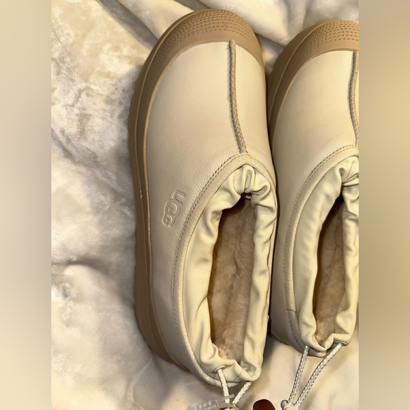 NEW UGG MEN Tasman Weather Hybrid Cream and Tan Slip-On Shoes - Picture 6 of 13